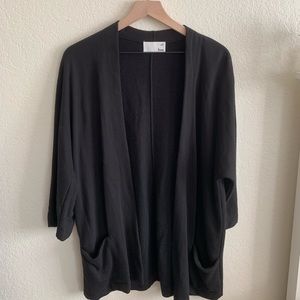 “Zlata” Aritzia Wilfred Black Cardigan